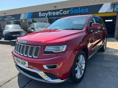 Used Jeep Grand Cherokee Summit 243 HP (178 kW) 2014 Red SUV