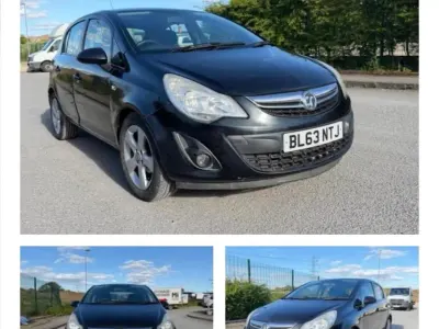 Used Vauxhall Corsa 100 HP (73 kW) 2013 Black Hatchback