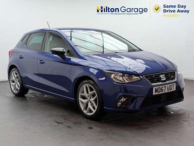 Begagnad Seat Ibiza FR 95 HK (69 kW) 2018 Blå Halvkombi