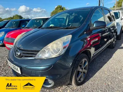 Used Nissan Note N-TEC 110 HP (80 kW) 2012 Blue Hatchback