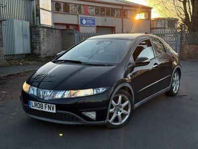 Black Used 2008 Honda Civic EX Hatchback | £3,495 (Fair price)