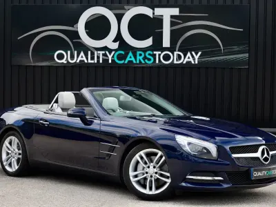 Used Mercedes SL350 300 HP (220 kW) 2013 Blue Cabriolet