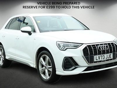 Used Audi Q3 S-Line 150 HP (110 kW) 2023 Arkona white SUV