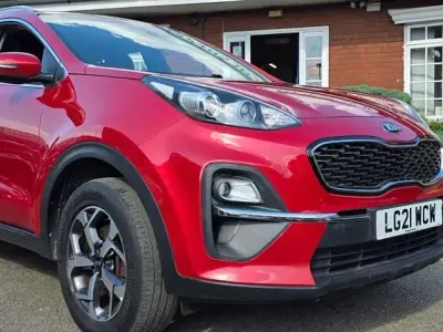 Used Kia Sportage 177 HP (130 kW) 2021 Red SUV