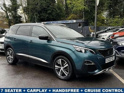 Green Used 2020 Peugeot 5008 GT-line MPV | £15,995 (Fair price)