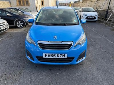 Used Peugeot 108 Active 68 HP (50 kW) 2015 Blue Hatchback