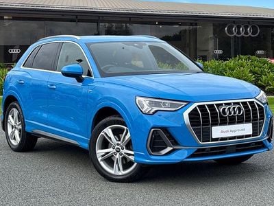 Used Audi Q3 S-Line 150 HP (110 kW) 2022 Blue SUV