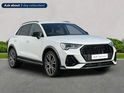 Used Audi Q3 Black Edition 150 HP (110 kW) 2025 White SUV