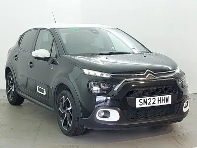 Used Citroën C3 PureTech 83 HP (61 kW) 2022 Black Hatchback