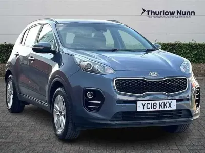 Usado Kia Sportage 130 HP (95 kW) 2018 Azul SUV