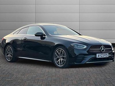 Used Mercedes E300 AMG Line Premium 258 HP (189 kW) 2023 Obsidian black Coupe
