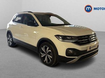 Usado VW T-Cross Black Edition 110 CV (80 kW) 2023 Blanco SUV