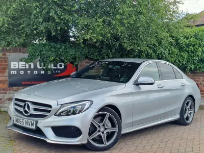 Used Mercedes C200 AMG line 2015 Silver Sedan