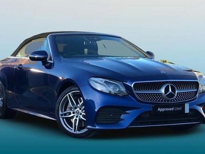 Blue Used 2020 Mercedes E350 AMG line Cabriolet | £25,495 (Good price)