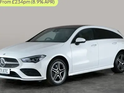 Used Mercedes CLA250e Shooting Brake AMG Line Premium Plus 218 HP (160 kW) 2021 White Estate