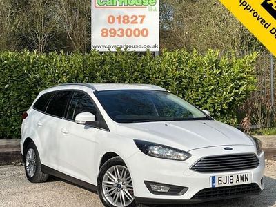 Used Ford Focus Zetec 120 HP (88 kW) 2017 White Estate