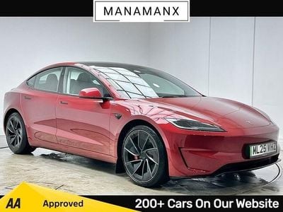 Red Used 2025 Tesla Model 3 Performance Sedan | £44,888