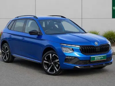 Used Skoda Kamiq Monte Carlo 115 HP (84 kW) 2025 Race blue metallic SUV