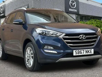 Usado Hyundai Tucson SE 177 CV (130 kW) 2017 Azul SUV