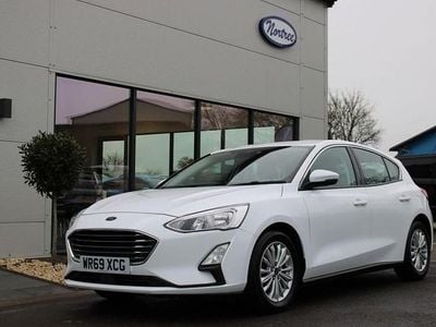White Used 2019 Ford Focus Titanium Hatchback | £10,415 (Fair price)