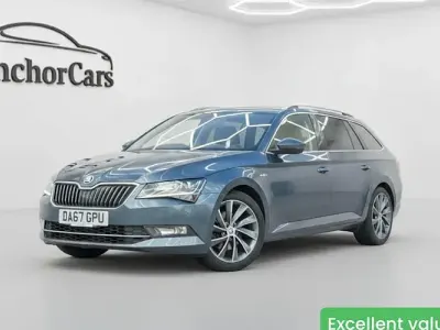 Used Skoda Superb 150 HP (110 kW) 2017 Grey Estate