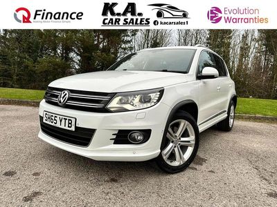 White Used 2015 VW Tiguan R-line SUV | £10,999 (A bit pricey)