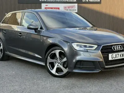 Used Audi A3 Sportback S-Line 150 HP (110 kW) 2017 Grey Hatchback