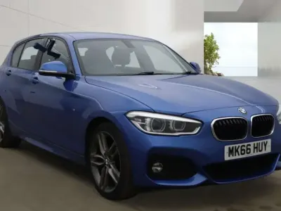 Begagnad BMW 120 M Sport 184 HK (135 kW) 2016 Blå Halvkombi