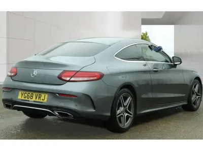 Used Mercedes C200 AMG line 2018 Grey Coupe