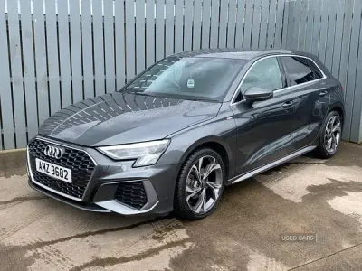 Used Audi A3 S-Line 110 HP (80 kW) 2023 Grey Sedan
