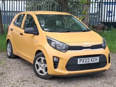 Used Kia Picanto 2022 Yellow Hatchback