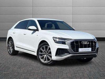 Used Audi Q8 S-Line 286 HP (210 kW) 2022 White SUV