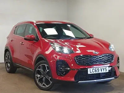 Begagnad Kia Sportage GT-Line 2019 Röd SUV