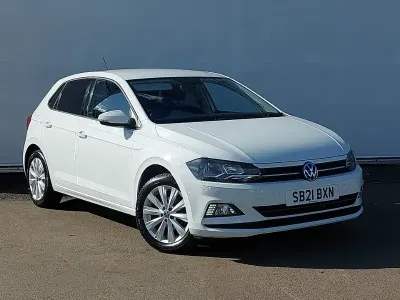 Used VW Polo Match 95 HP (69 kW) 2021 White Hatchback