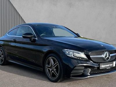 Usado Mercedes C200 AMG line 184 CV (135 kW) 2023 Negro