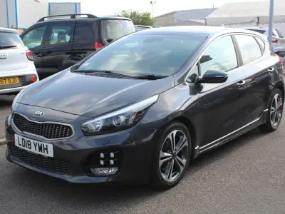 Used Kia Ceed GT-Line S 136 HP (100 kW) 2018 Silver Hatchback