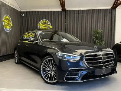 Used Mercedes S500L AMG line 2021 Blue Sedan