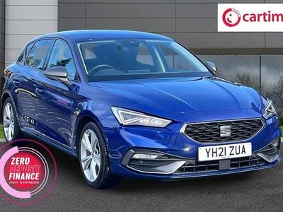 Begagnad Seat Leon FR 150 HK (110 kW) 2021 Blå Halvkombi