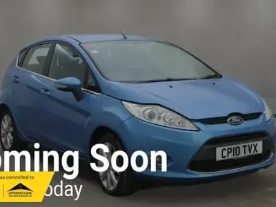 Used Ford Fiesta Zetec 94 HP (69 kW) 2010 Blue Hatchback