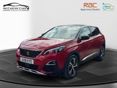 Used Peugeot 3008 GT-line 165 HP (121 kW) 2018 Red SUV