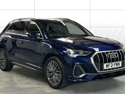 Usado Audi Q3 Comfort 150 HP (110 kW) 2021 Azul SUV