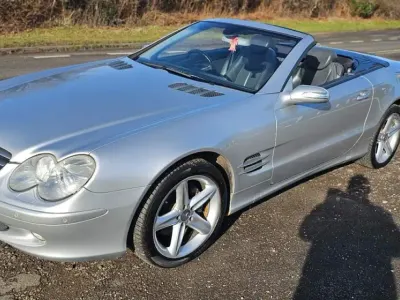 Usado Mercedes SL500 2004 Prateado Cabrios