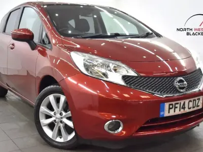 Used Nissan Note Acenta Premium 98 HP (72 kW) 2014 Red Hatchback