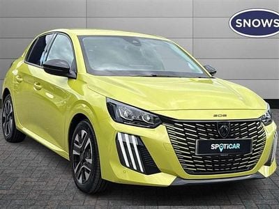 Yellow Used 2024 Peugeot 208 Allure Hatchback | £15,163 (Fair price)