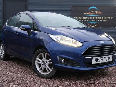 Blue Used 2016 Ford Fiesta Zetec Hatchback | £3,899 (Good price)