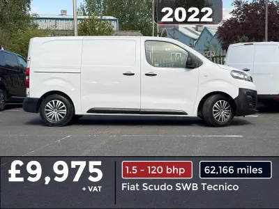 Used Fiat Scudo 2022 White Van