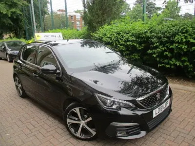 Usado Peugeot 308 GT-line 2018 Preto Citadino