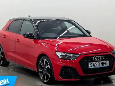 Used Audi A1 Sportback Black Edition 110 HP (80 kW) 2023 Red Hatchback