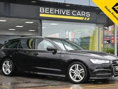 Used Audi A6 S-Line 190 HP (139 kW) 2017 Black Estate
