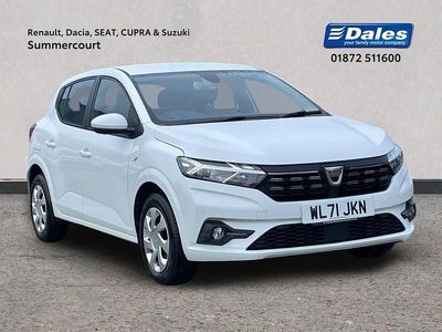 White Used 2022 Dacia Sandero Comfort Hatchback | £9,500 (Fair price)